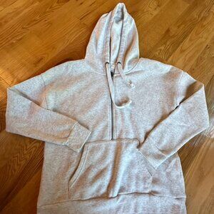 Gray zipper hooded sweatshirt cardigan by Ocean Drive size M